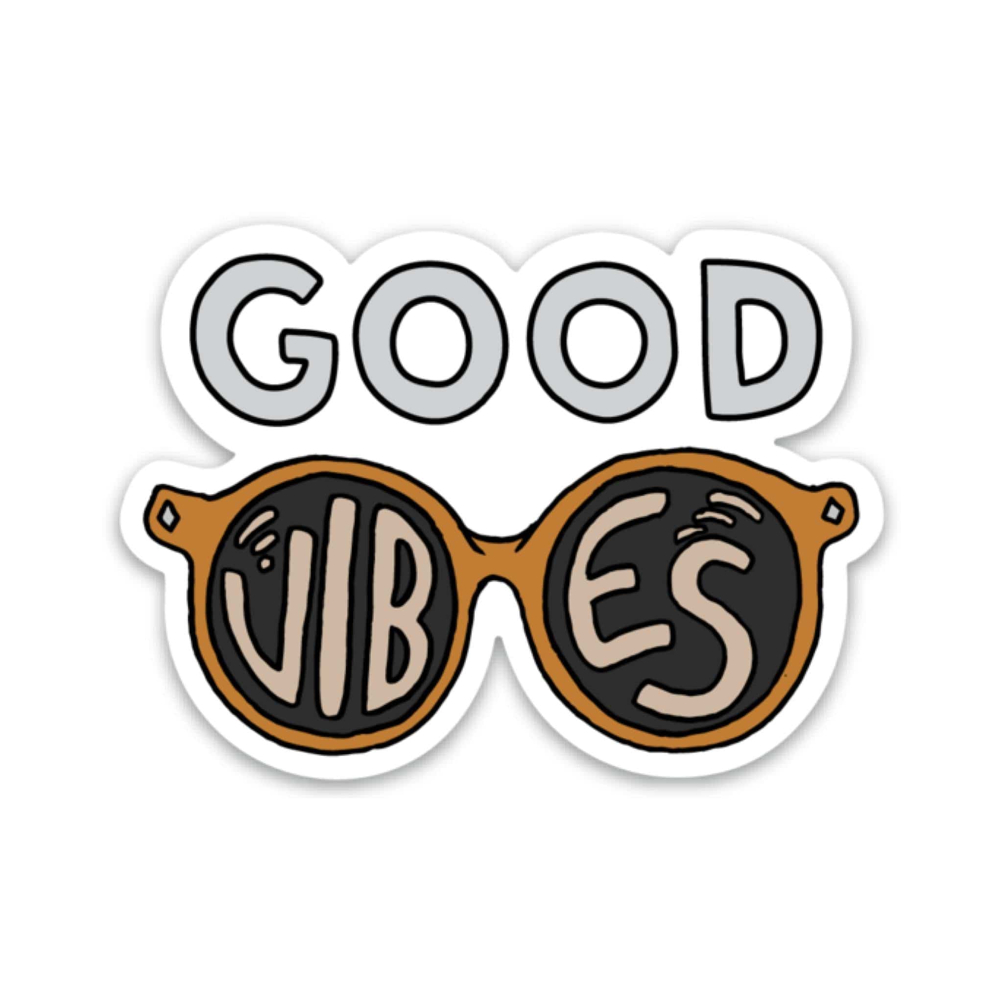  Good Vibes Sunglasses Sticker、mySite、elrpsem3k