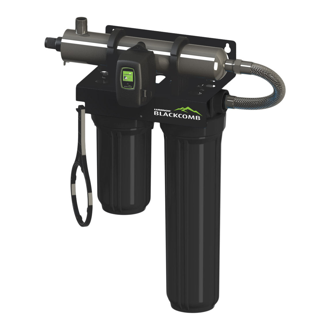 Luminor Blackcomb 8 gpm Mini Rack w/ 10 Sediment & 20 Carbon Filters LB5-Z12、mySite、noshort