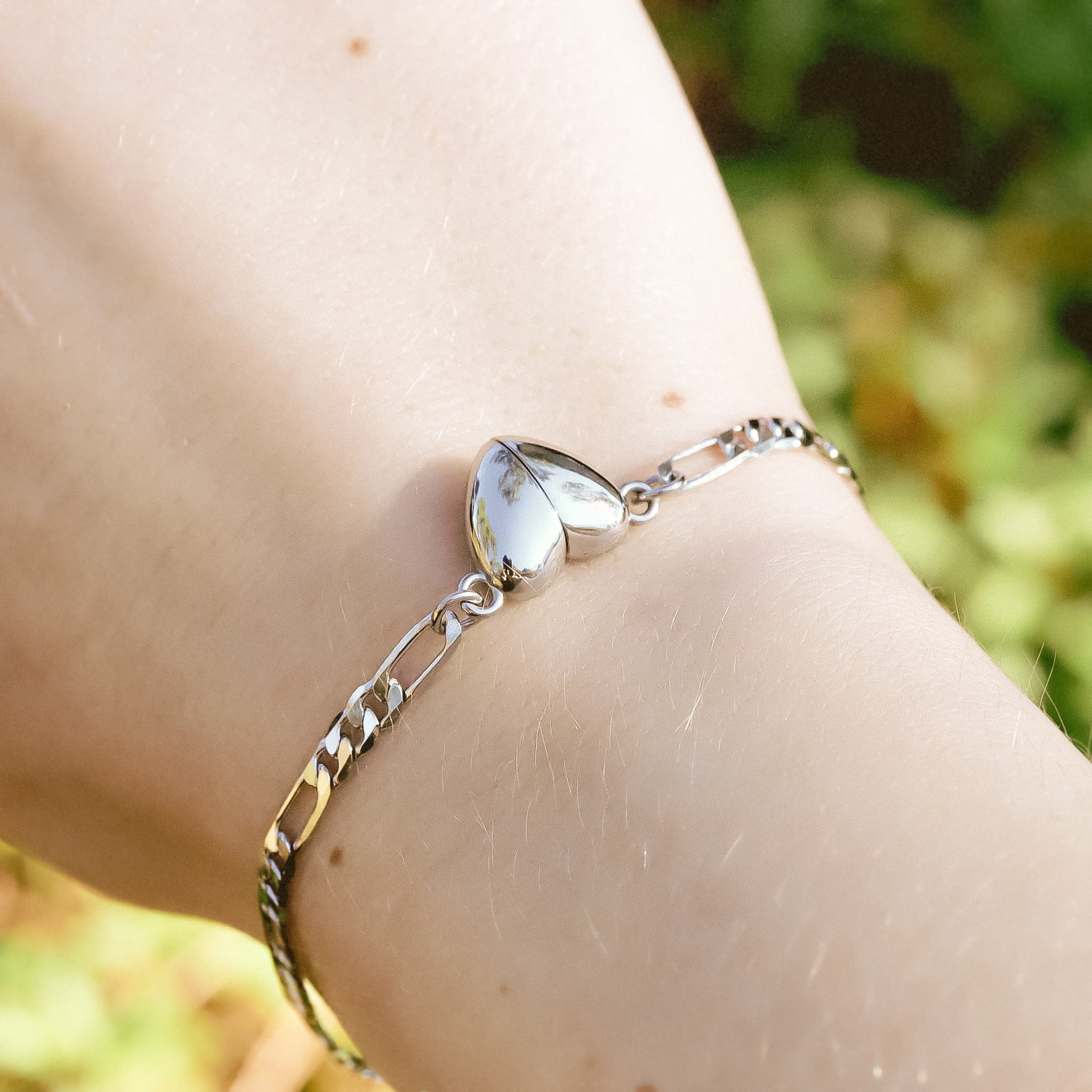 18K Gold PVD Stainless Steel Heart Magnetic Clasp / SBB0328、mySite、dreamappss