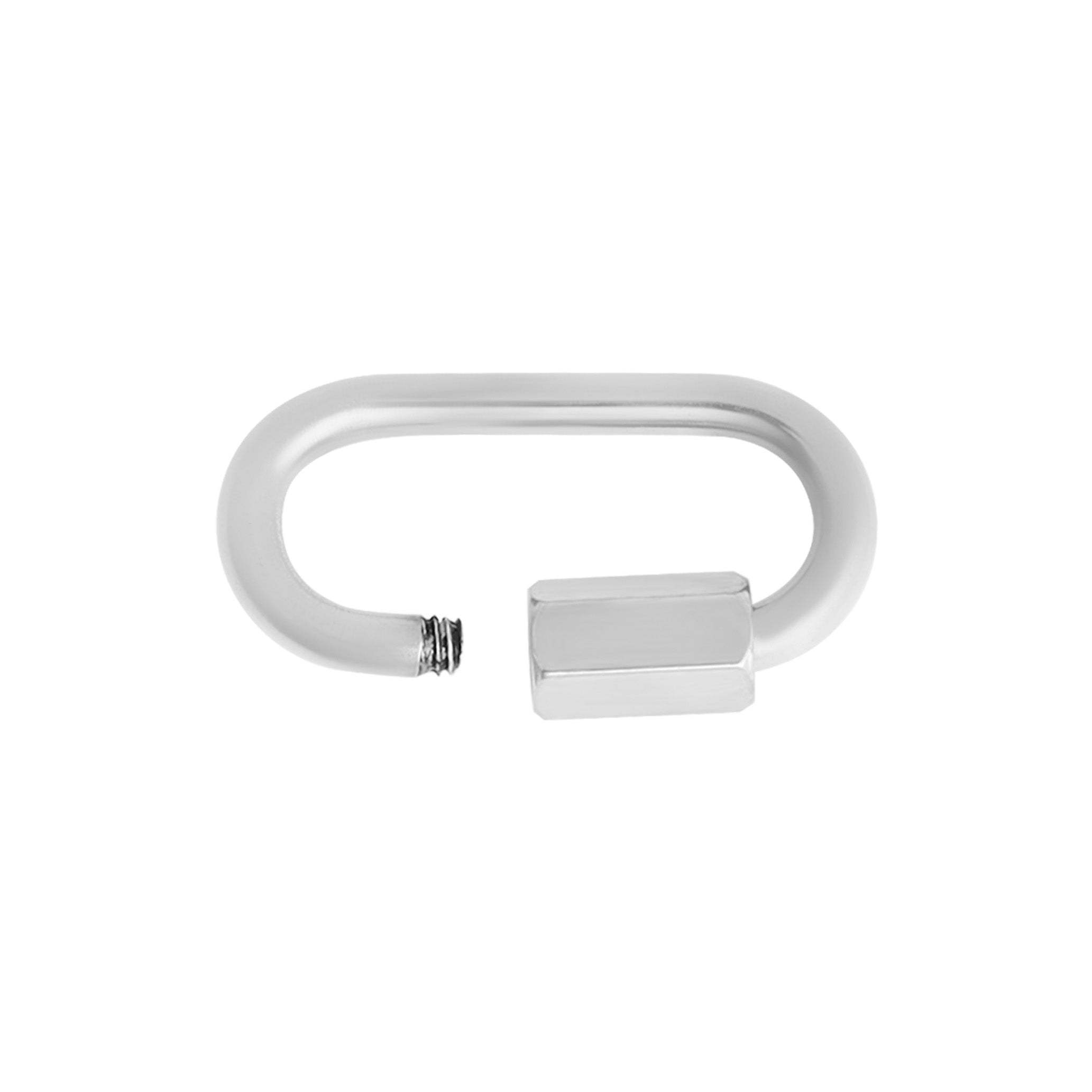 18K Gold PVD Stainless Steel Classic Carabiner / ENC0034、mySite、dreamappss