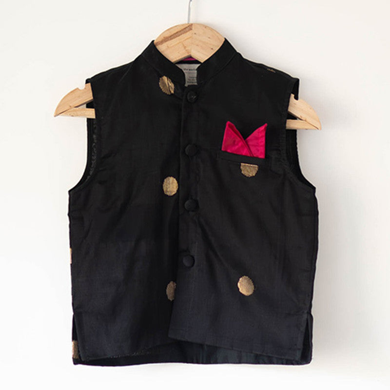 Cotton Nehru Jacket For Boys | Ethnic Wear | Black、mySite、camillekostekn