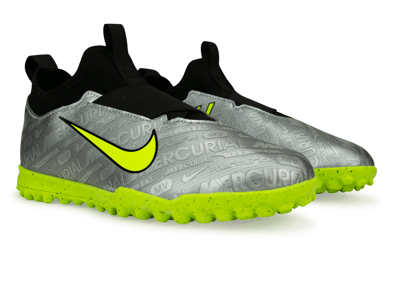 Nike Kids Zoom Mercurial Vapor 15 Academy XXV TF Silver/Volt、mySite、noshort