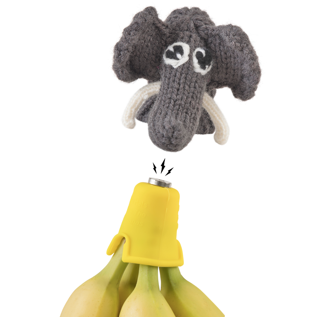 Elephant Nana Hat | Includes 2 Stretchy Silicone Caps with Magnets、mySite、hinf8tx79