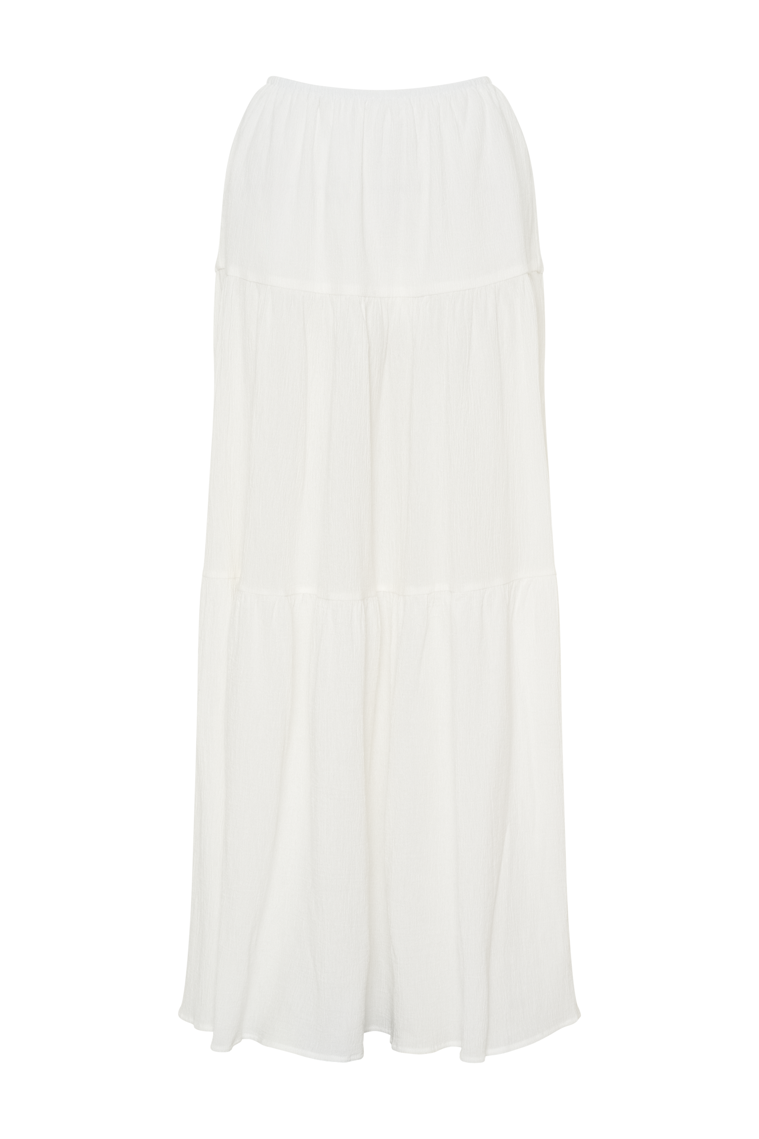Jacinda Cotton Maxi Skirt - White、mySite、solidvoid