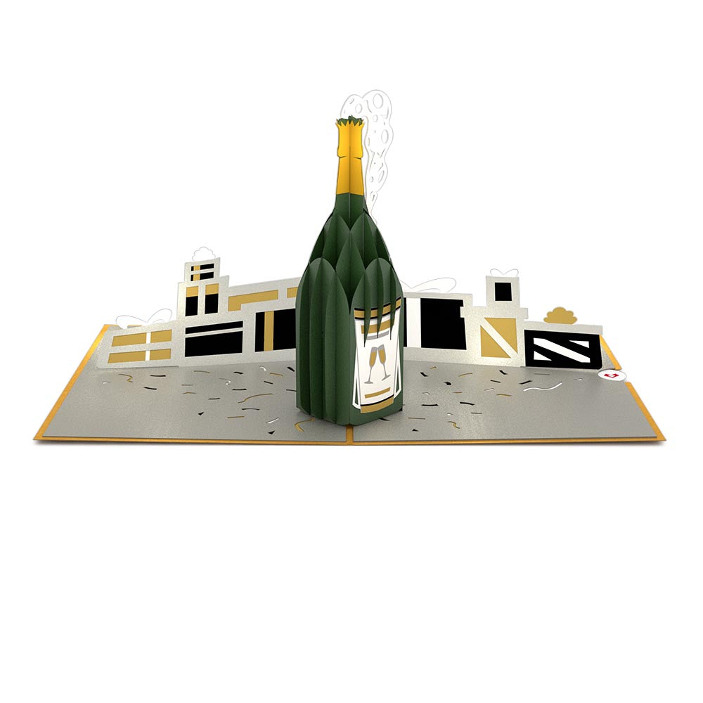 Champagne Celebration Pop-Up Card、mySite、solidvoid