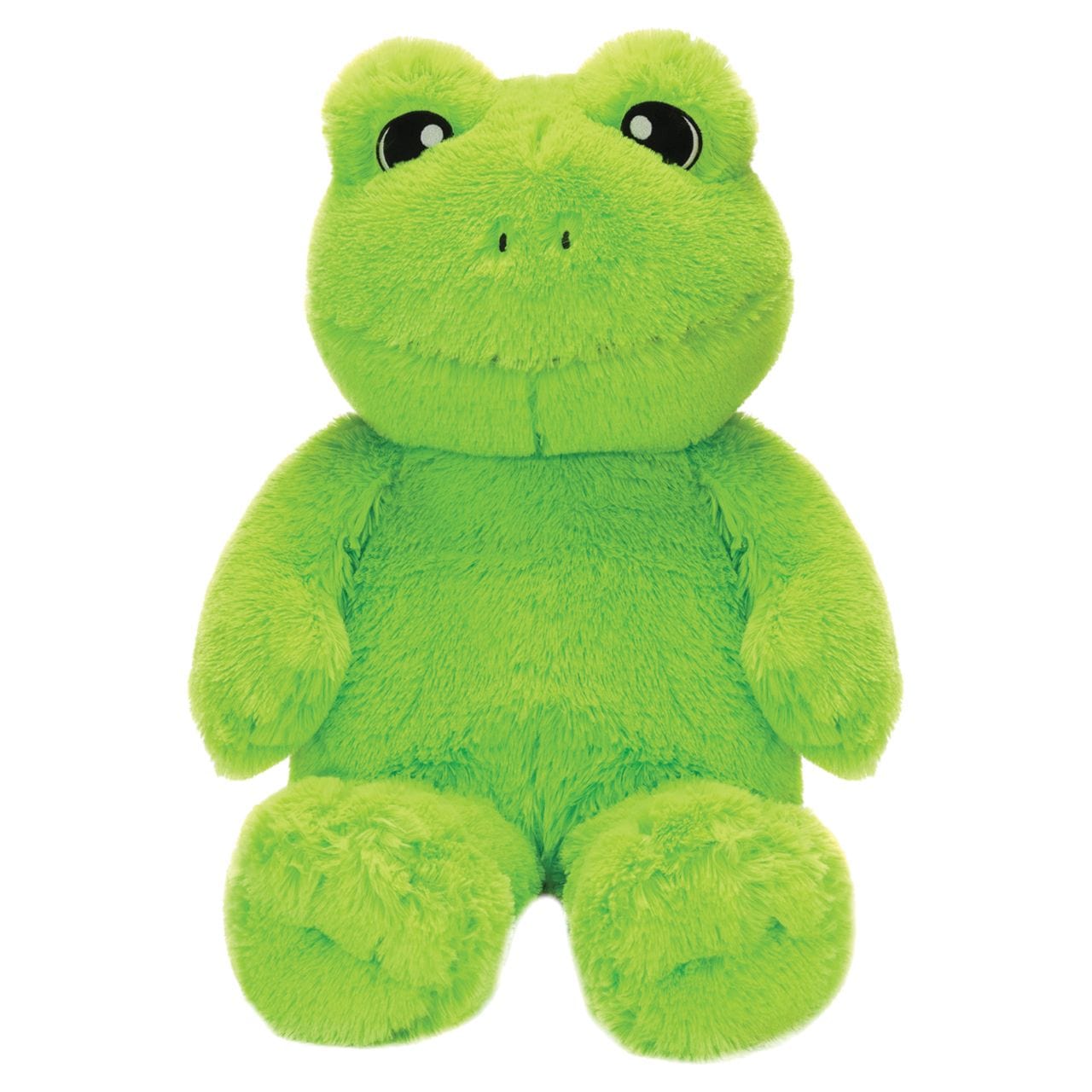 Plush Green Frog Large Size Embroidered Eyes、mySite、g9winljtr