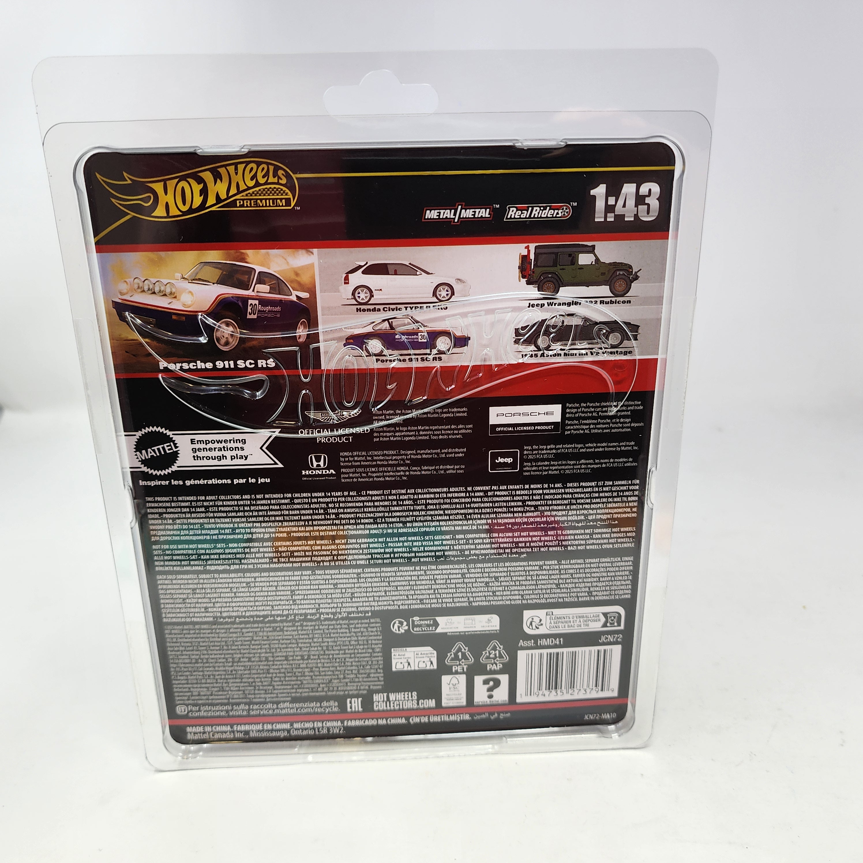 Porsche 911 SC RS * 2025 Hot Wheels 1:43 Scale Series Case H、mySite、hgirdovlk