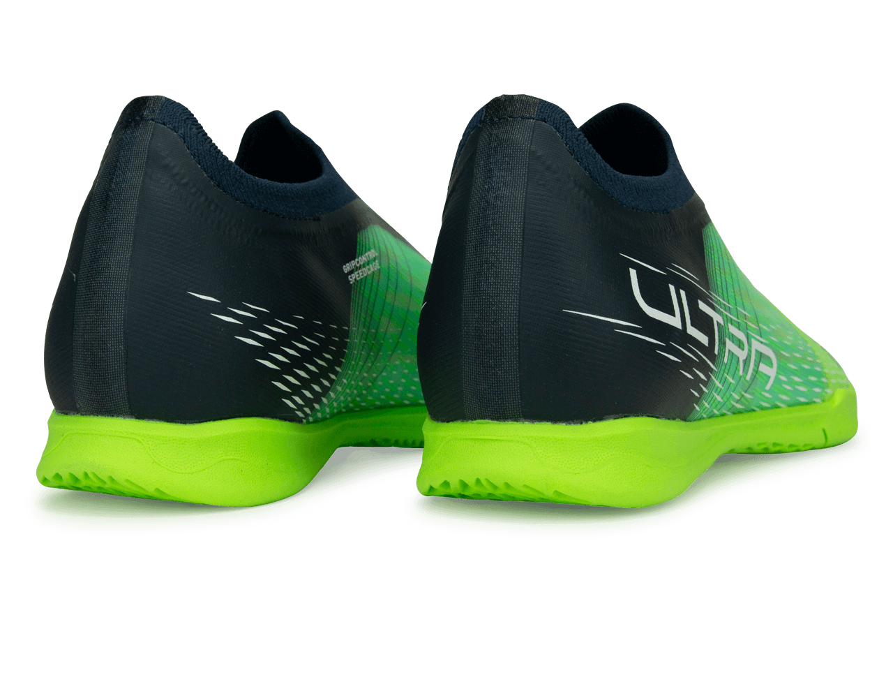 PUMA Kids Ultra 3.3 IT Indoor Soccer Shoes Green/Black、mySite、bottomscart