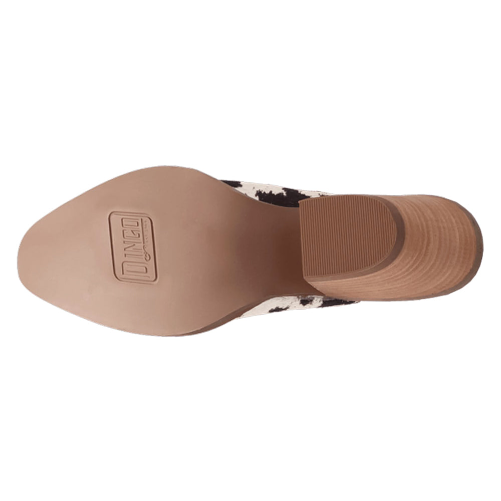 Calico Cow Round Toe Mule Slip On Boots、mySite、gtrtttuynbv