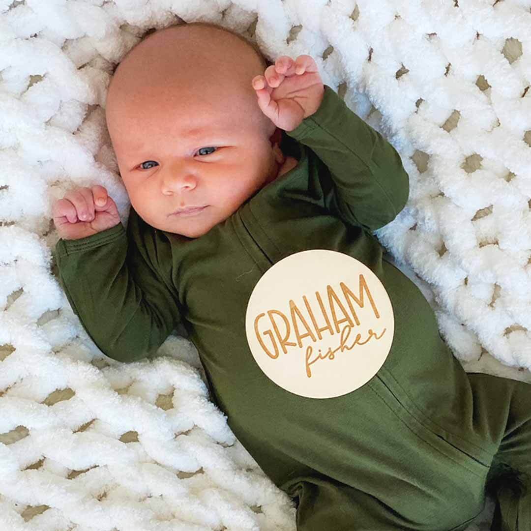  Personalized Baby Name Wood Announcement | Whimsy、mySite、layawaytickets