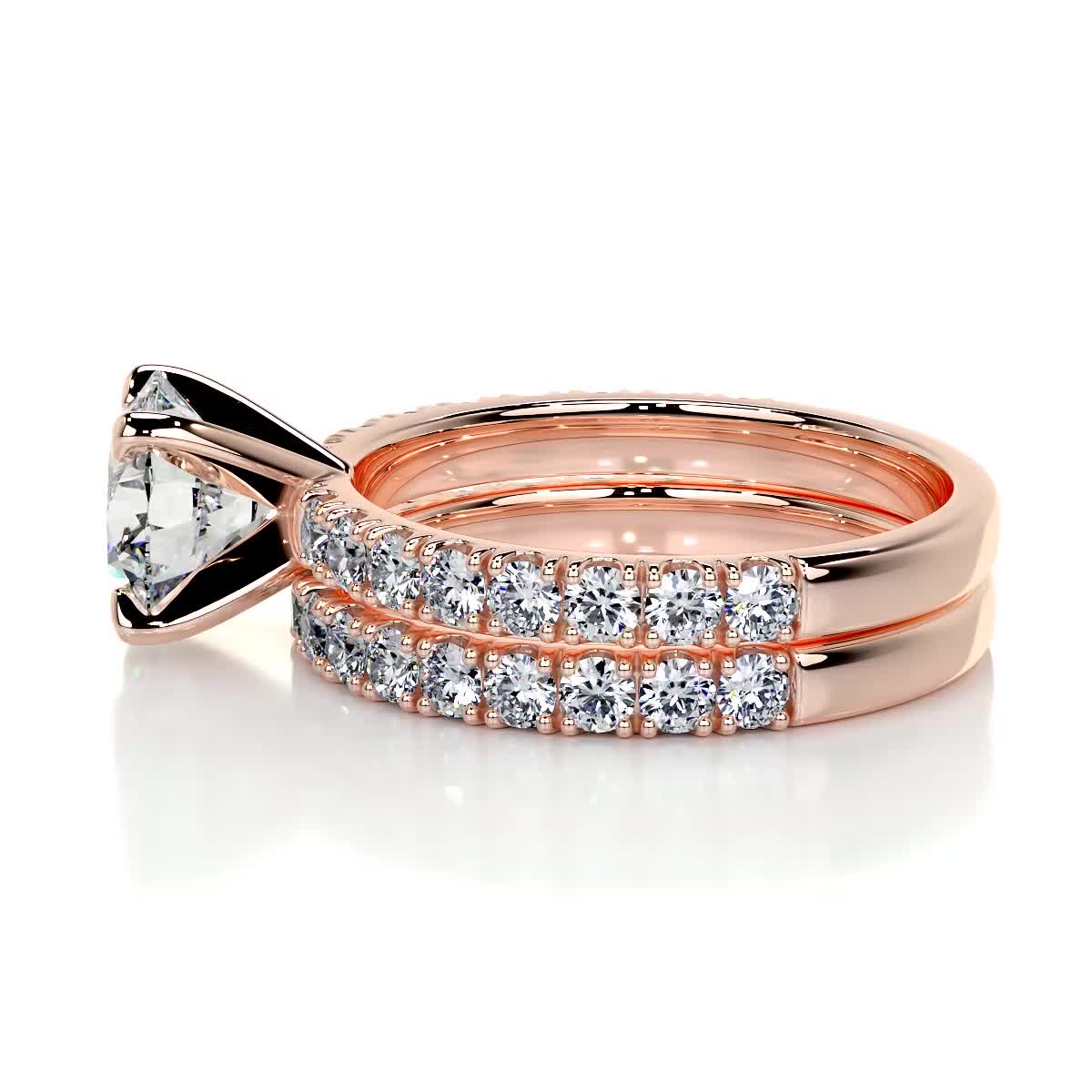 Alison Lab Grown Diamond Bridal Set -14K Rose Gold、mySite、hinf8tx79