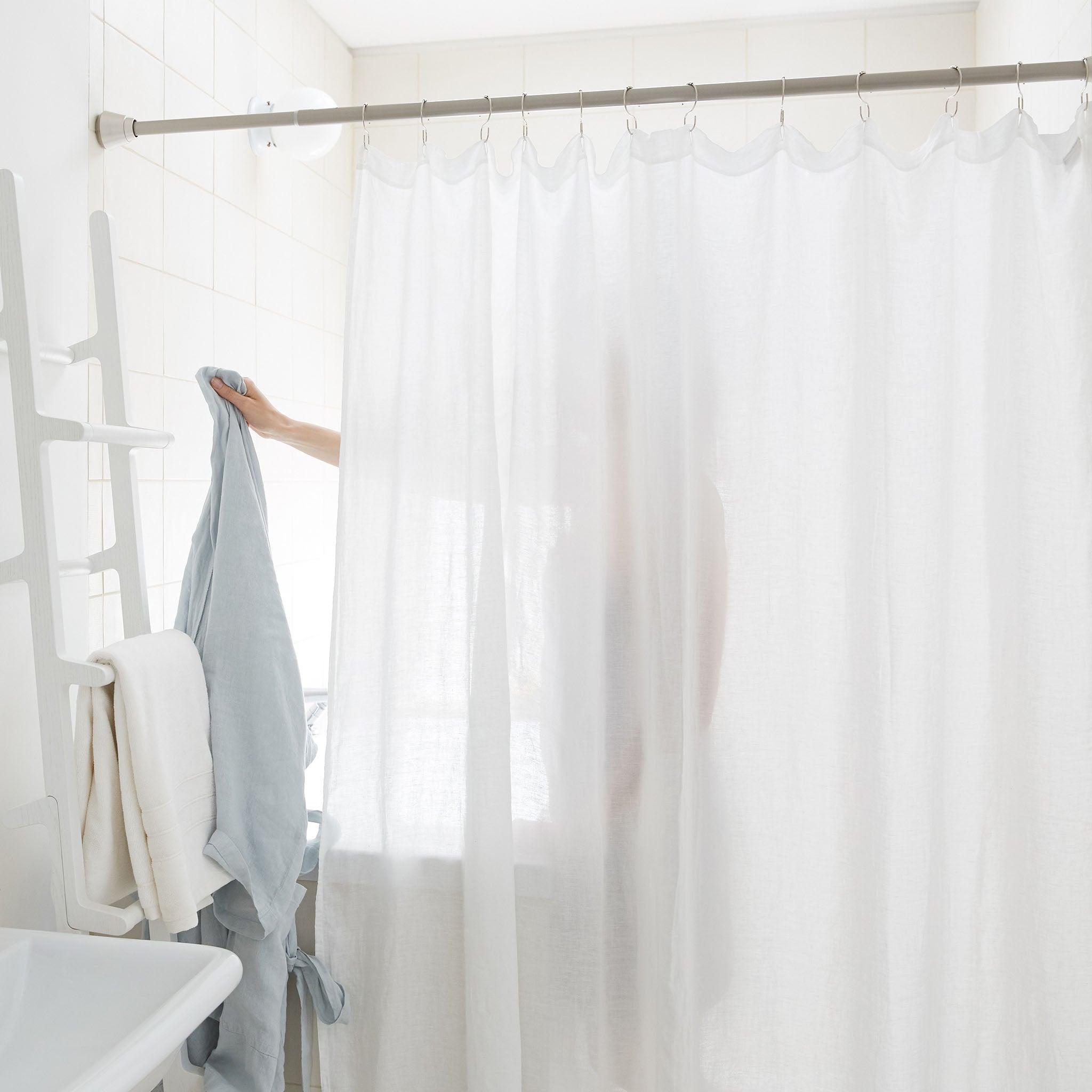  Linen Shower Curtain - Last Call、mySite、sugarbowlscore
