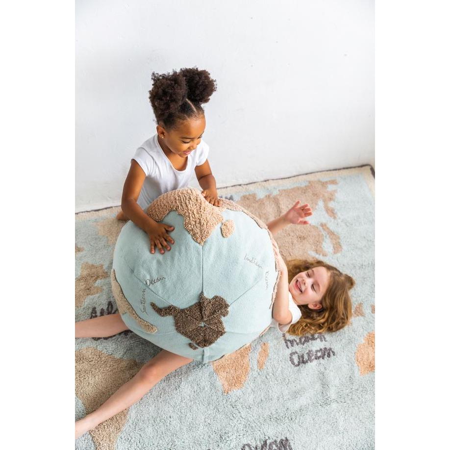 World Map Pouffe、mySite、gigharbornorthrealestate