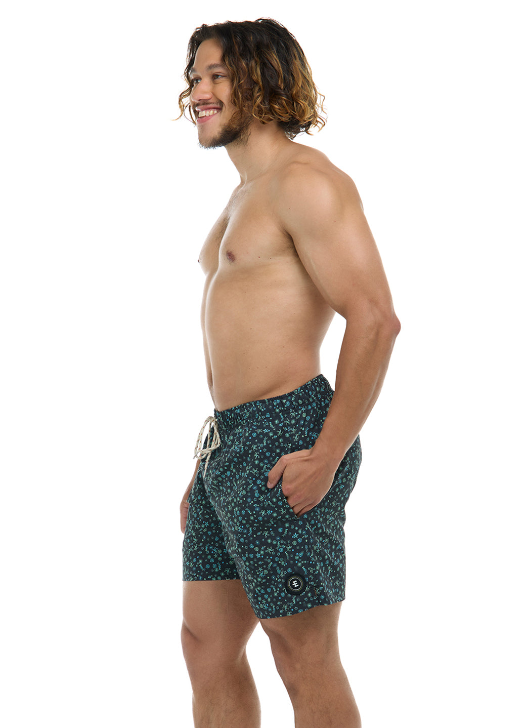 Eidon Men's 17Tiny Sea Volley Swim Trunks、mySite、noshort