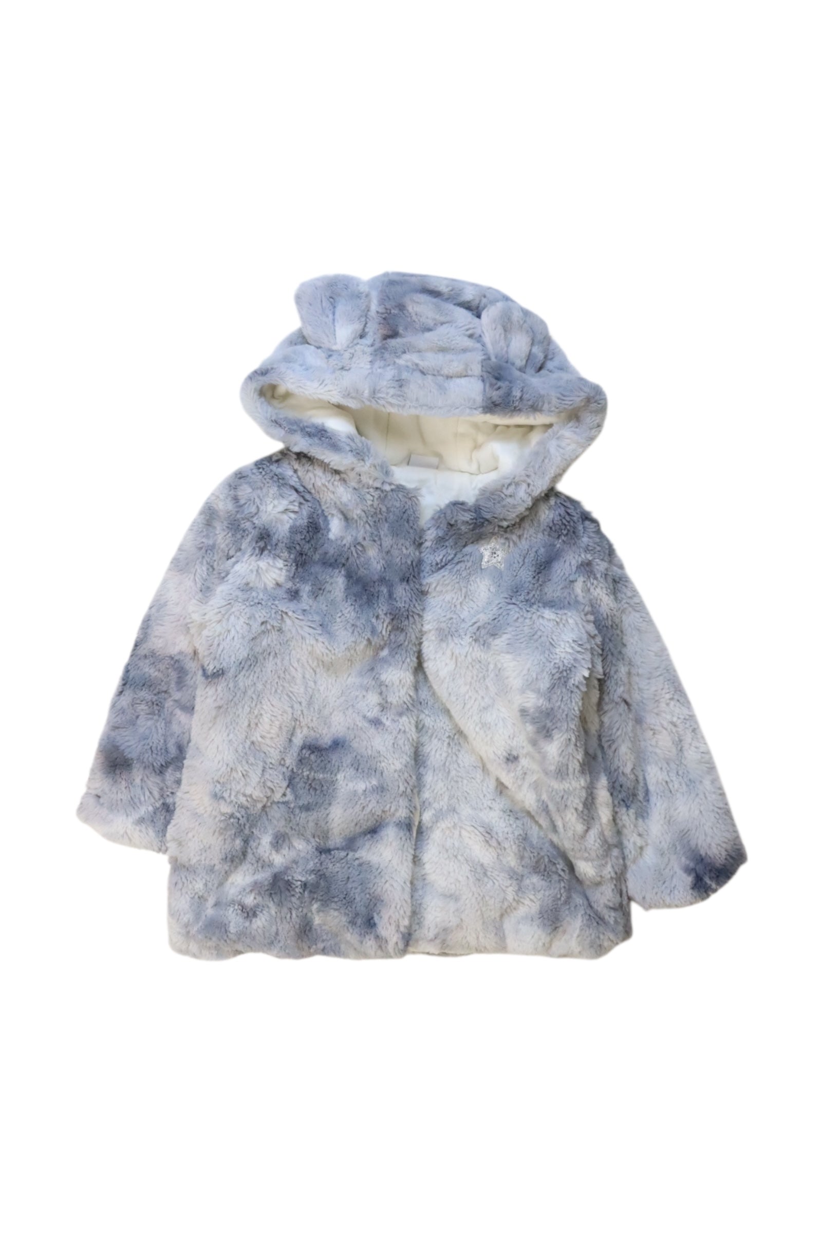 3Pommes Faux Fur Hooded Coat 2T、mySite、g9winljtr