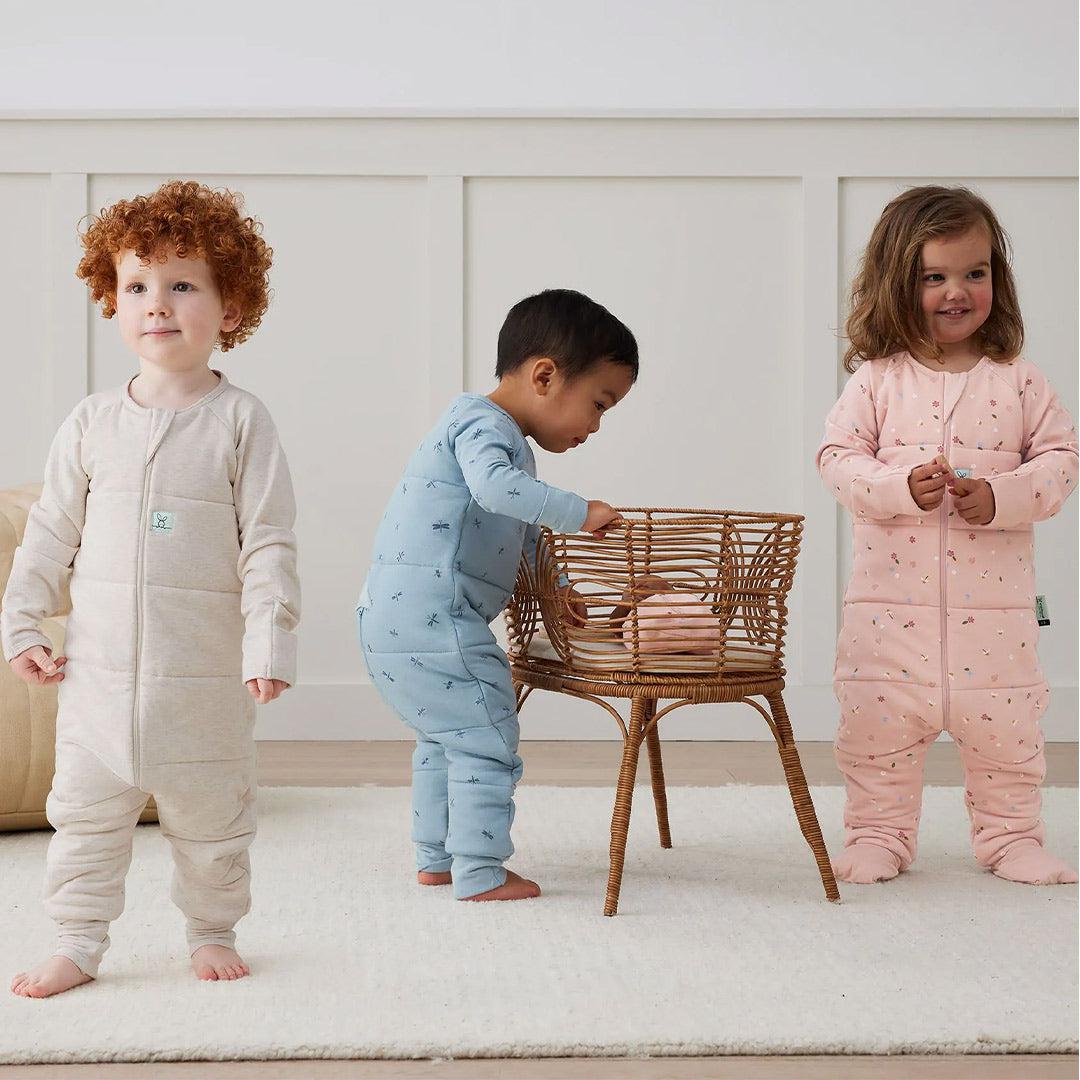  ergoPouch - Organic Winter Long Sleeved Sleep Onesie - 3.5 TOG - Dragonflies、mySite、merchandisen