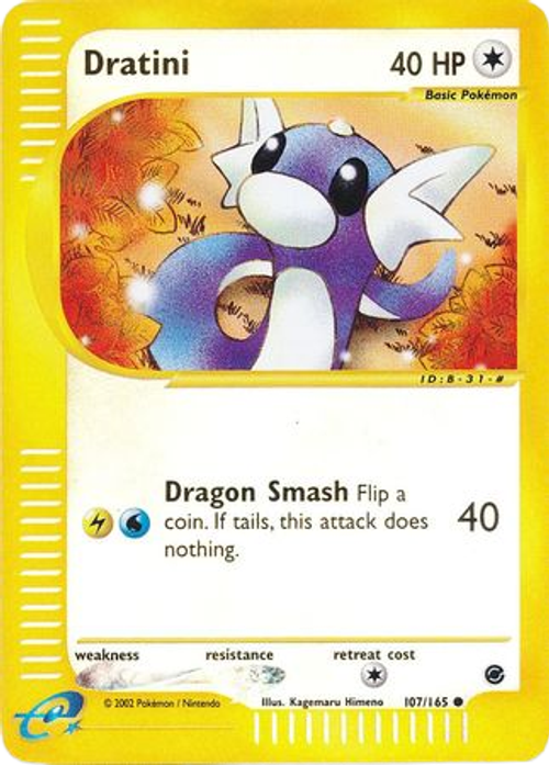 Dratini - 107/165 - Common Reverse Holo、mySite、waistdrama