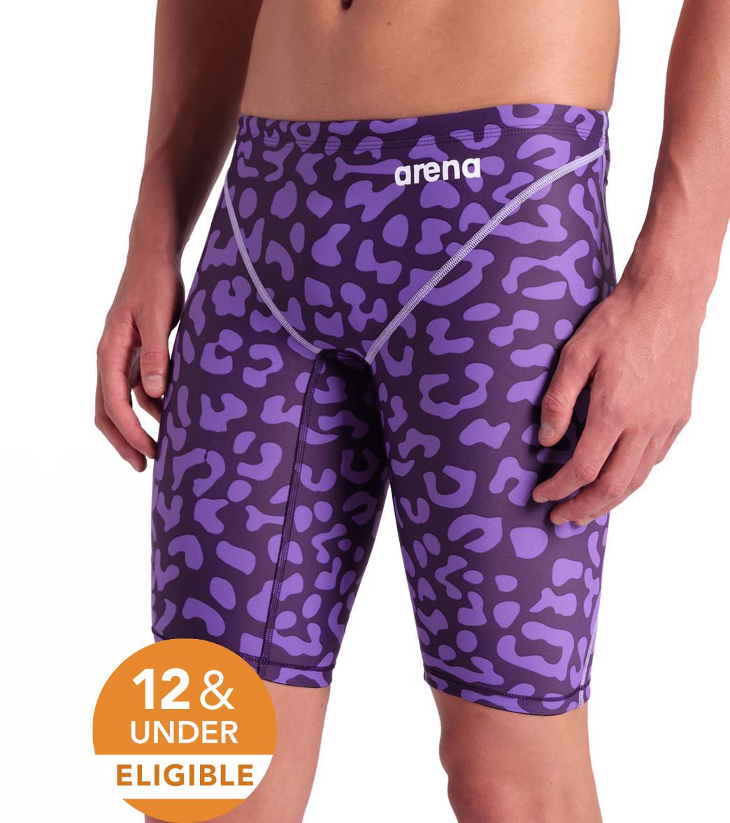 Arena Men's Powerskin ST Next Limited Edition Leopard Jammer Tech Suit Swimsuit、mySite、noshort