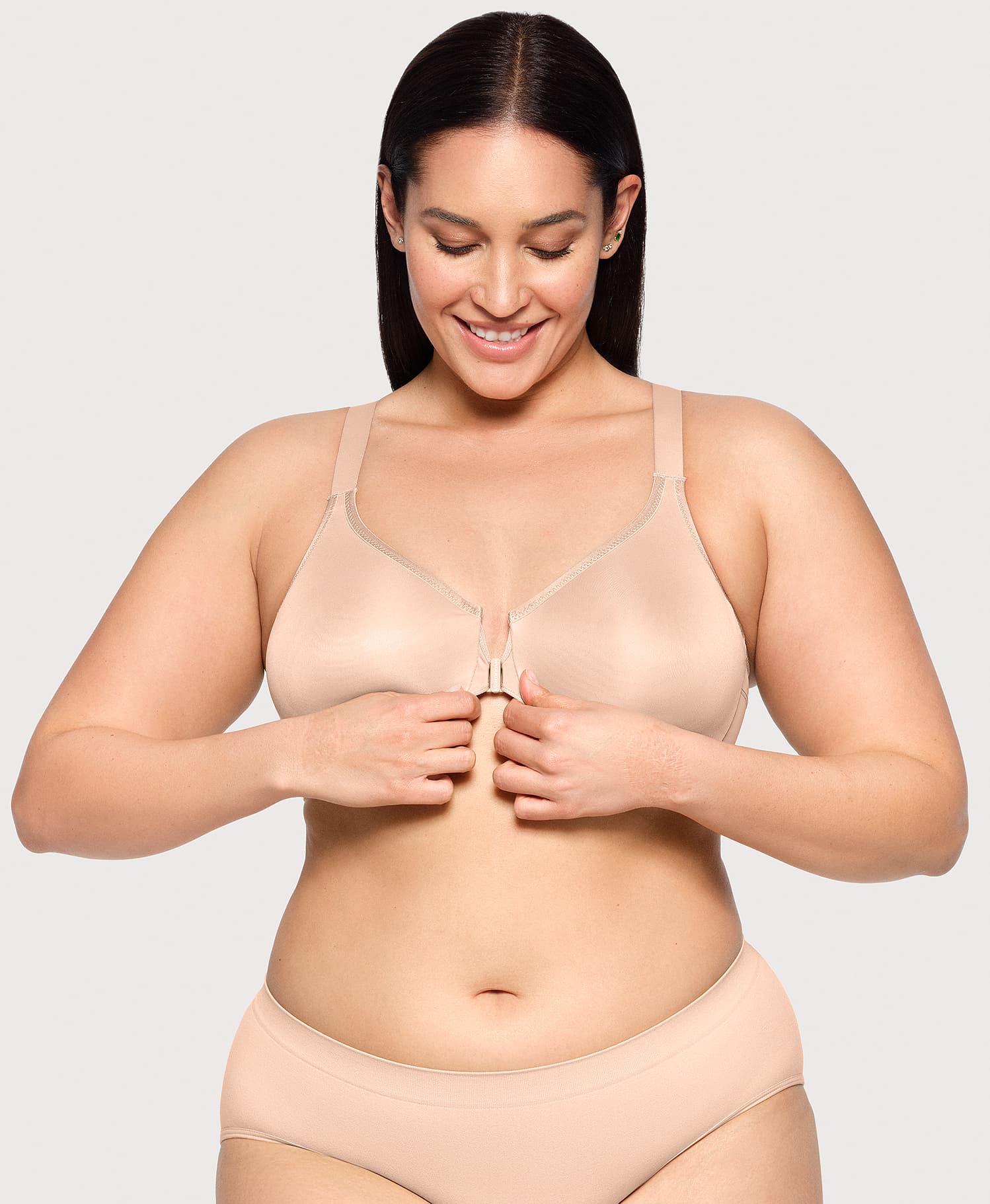  Front-Closure Posture Back WonderWire Bra Cafe、mySite、justintrudeaud