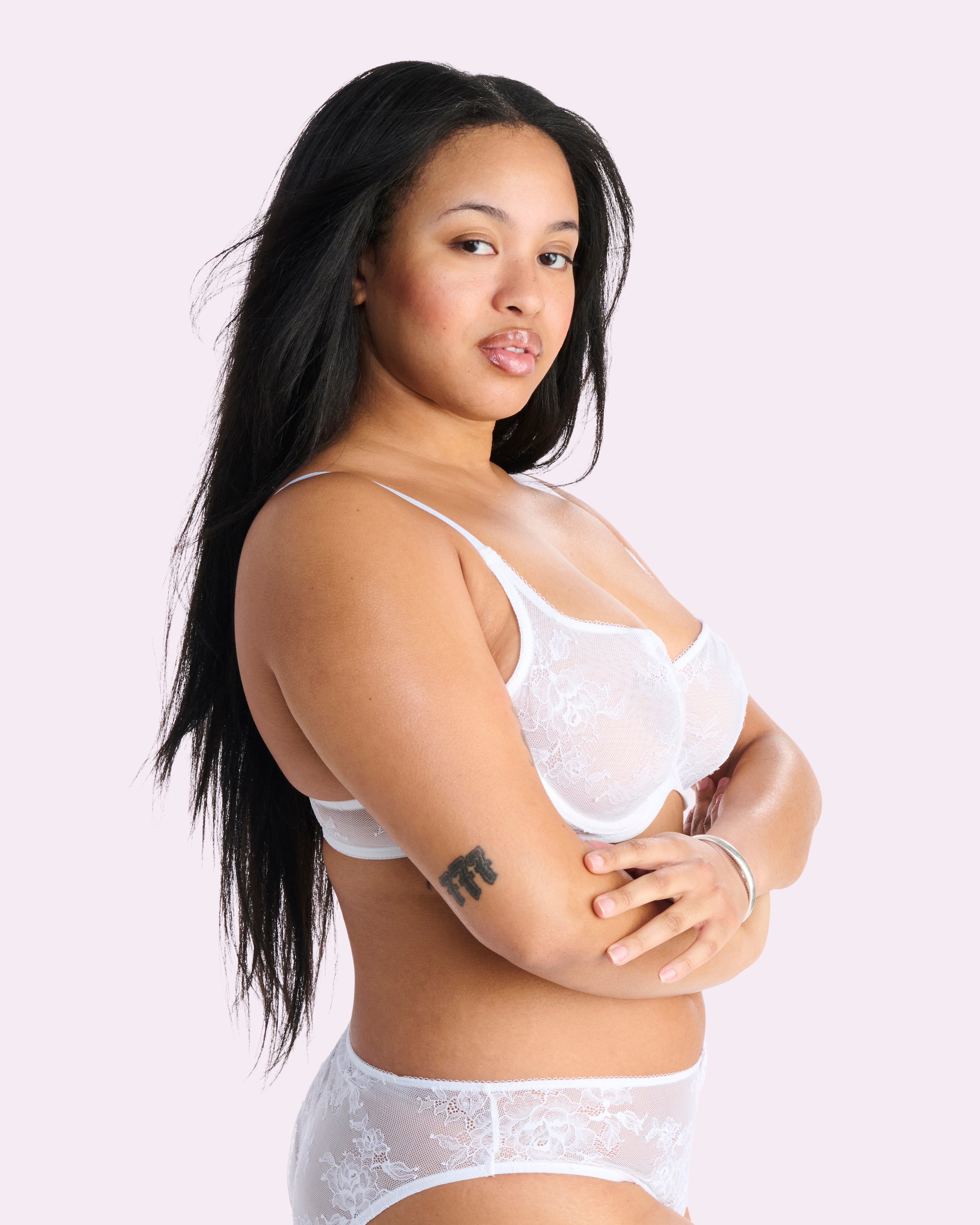 That Lace Unlined Balconette Bra | That Lace (Bright White)、mySite、bengalsvssteelers