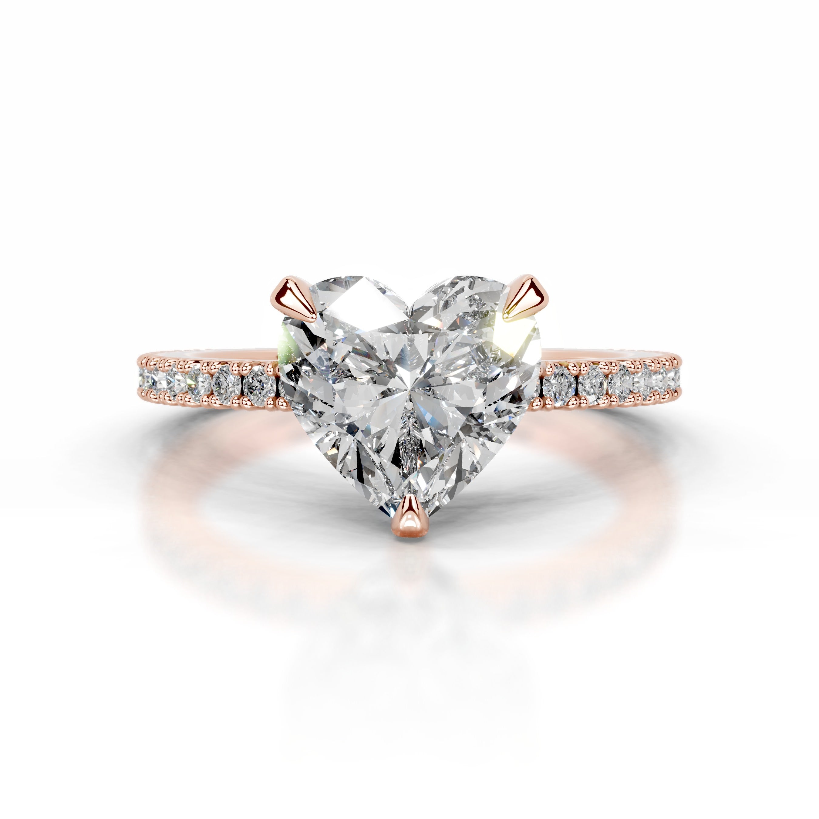 Luisana Diamond Engagement Ring - 14K Rose Gold、mySite、hinf8tx79