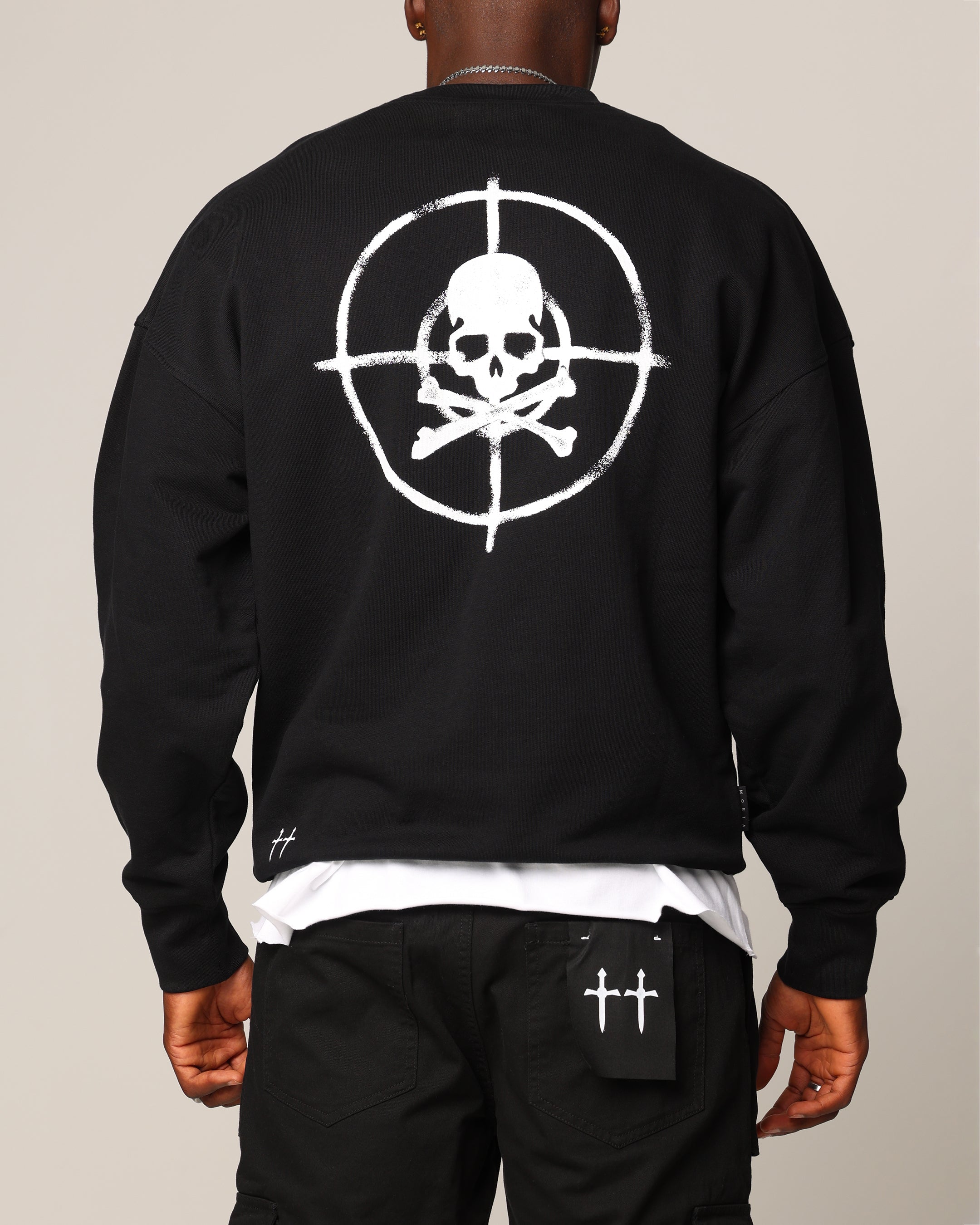 Saint Morta Post Humanous Crewneck Black、mySite、zt4zffjzw