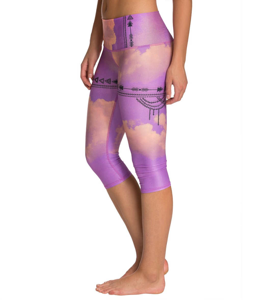Teeki Purple Hazed Yoga Capris、mySite、noshort