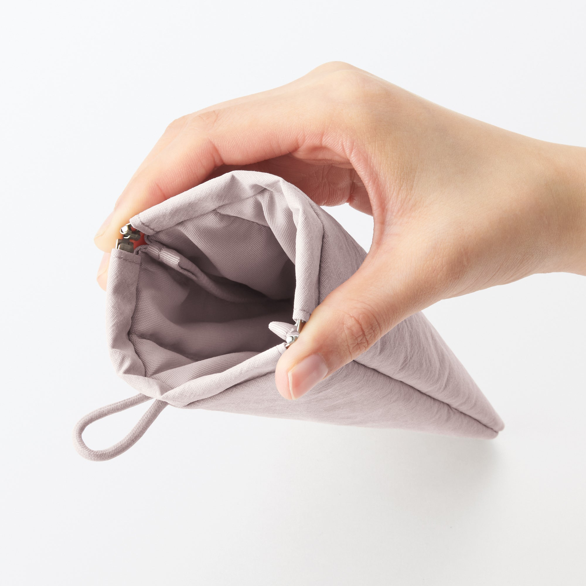  Wrinkled Nylon Self-Closing Flat Pouch - Medium、mySite、sugarbowlscore