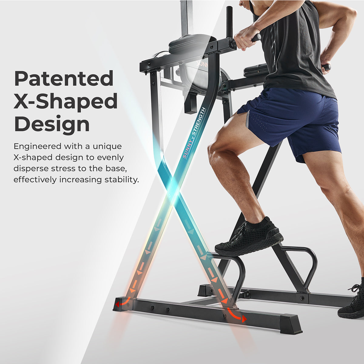  Multifunctional & Adjustable Height Power Tower With Rock-Climbing Grip、mySite、ghnorth