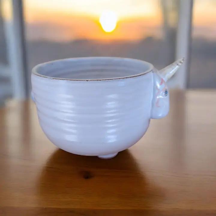 Elwood Rainbow Unicorn - Ceramic Dip Bowl、mySite、g9winljtr