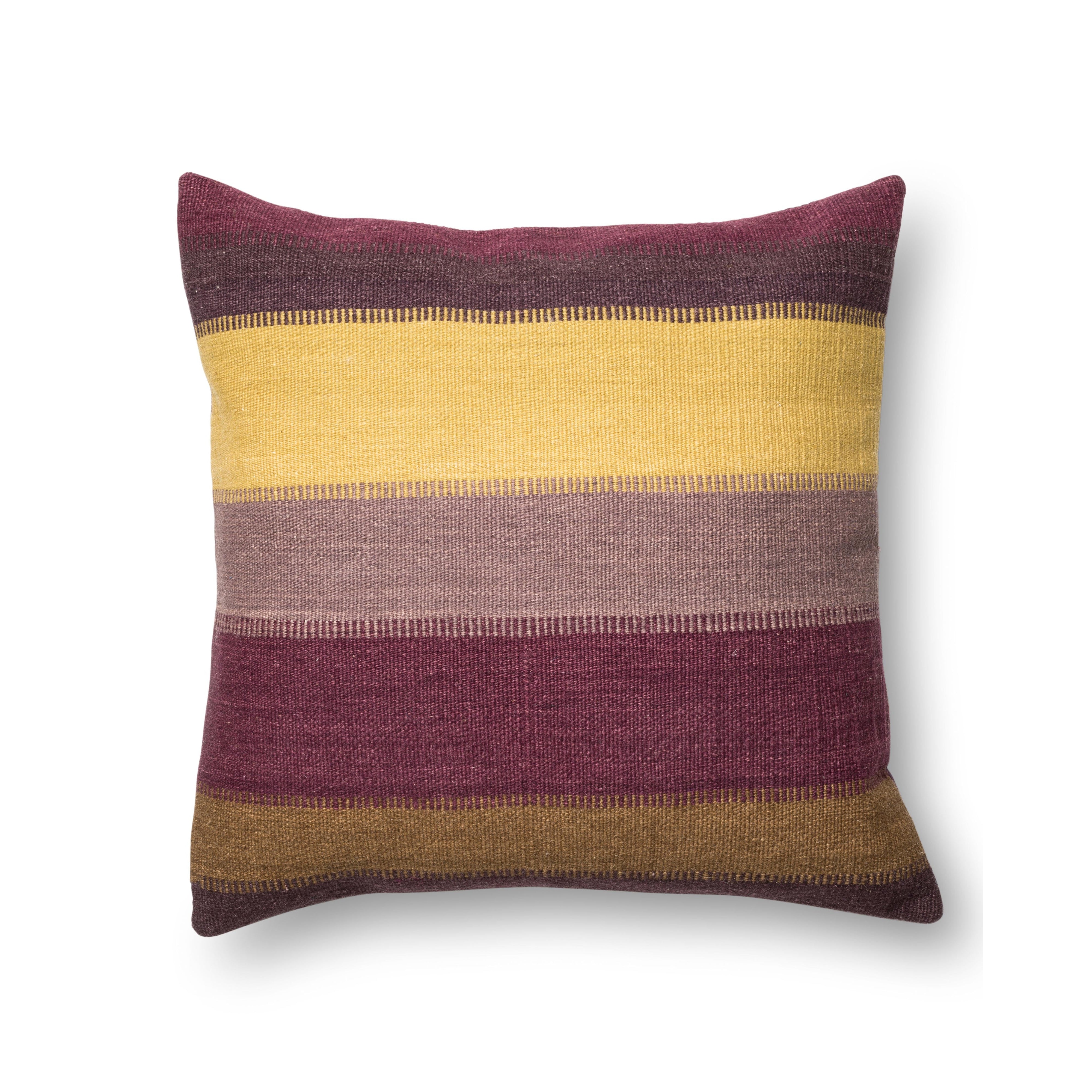 Plum Multi Wool Cotton Pillow、mySite、gigharbornorthrealestate