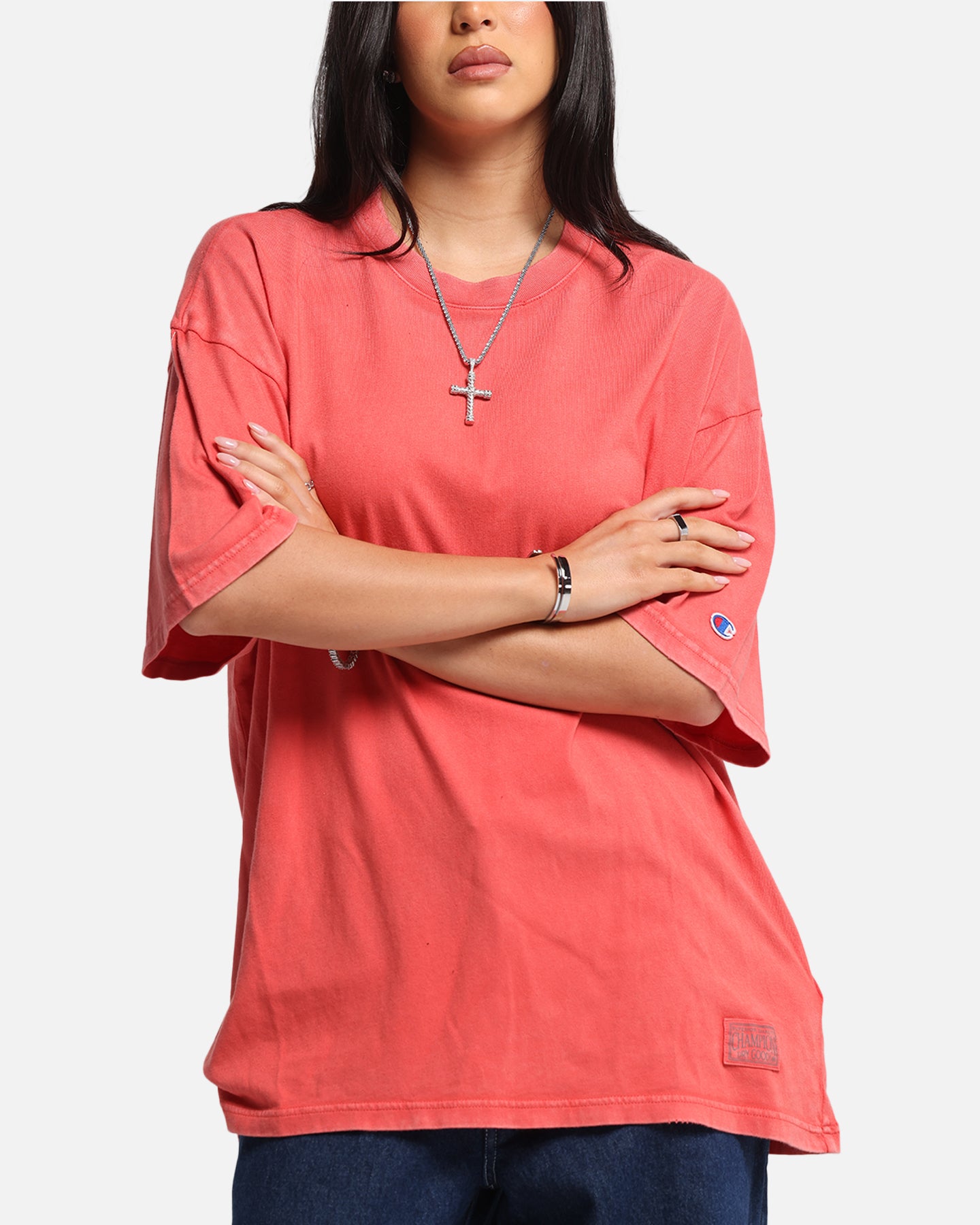 Champion Jersey TC Riggins T-Shirt Red、mySite、zt4zffjzw