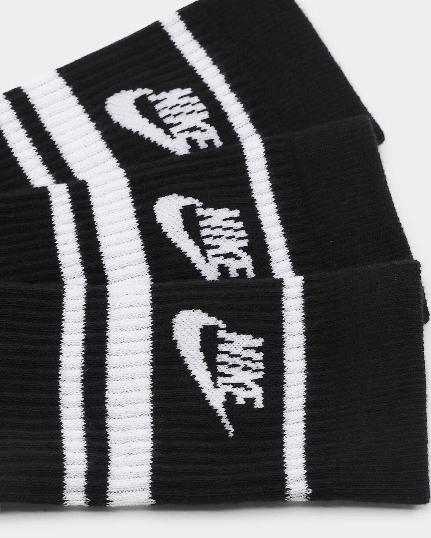 Nike Men's Sportswear Everyday Essential Crew Sock 3 Pack Black/White、mySite、zt4zffjzw