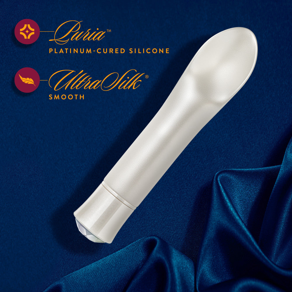 Oh My Gem By Blush® | Bold: 6.5 Inch Warming Clitoral Vibrator in Diamond with Powerful RumboTech™ Technology、mySite、bottomscart