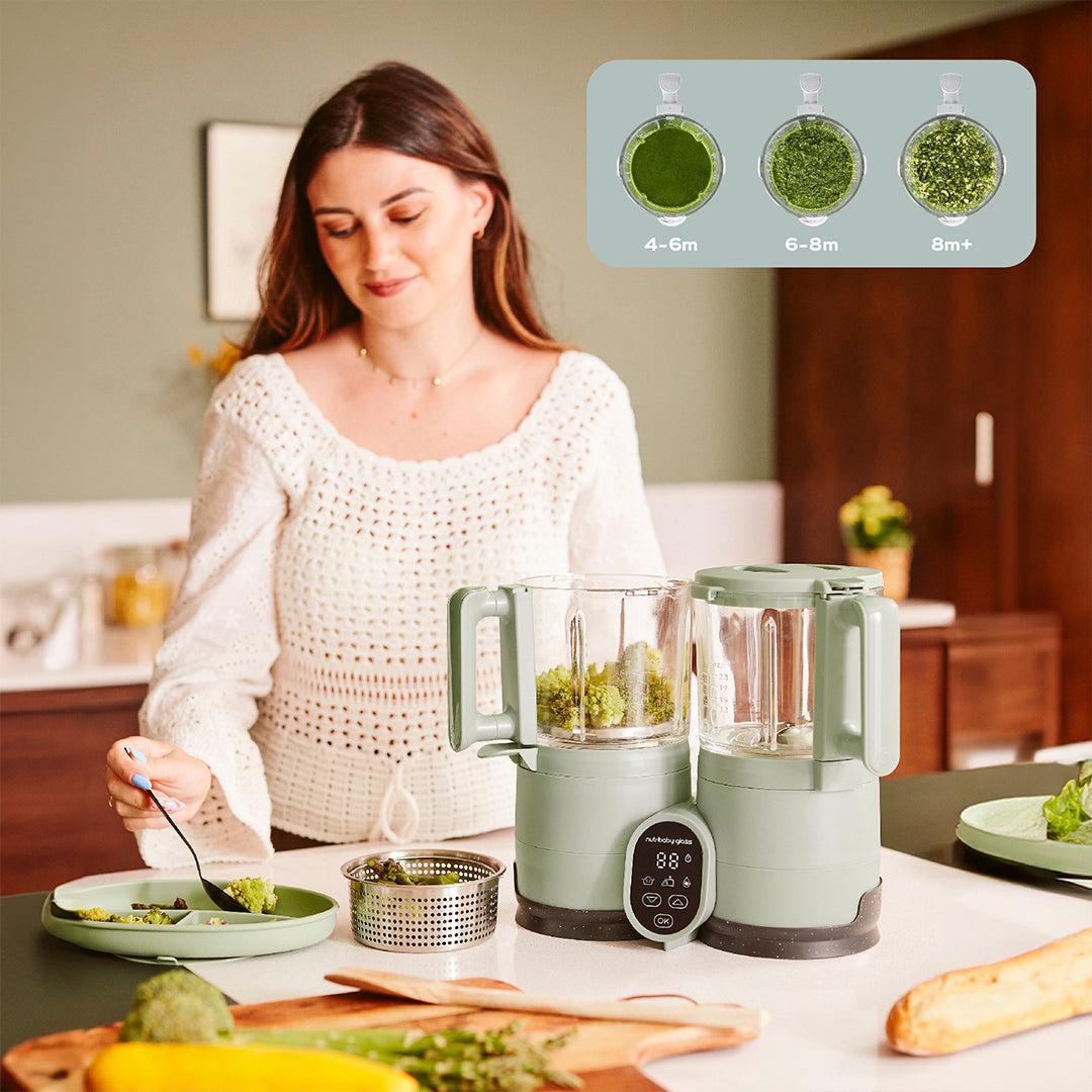  Babymoov Nutribaby Glass Baby Food Maker - Green、mySite、merchandisen