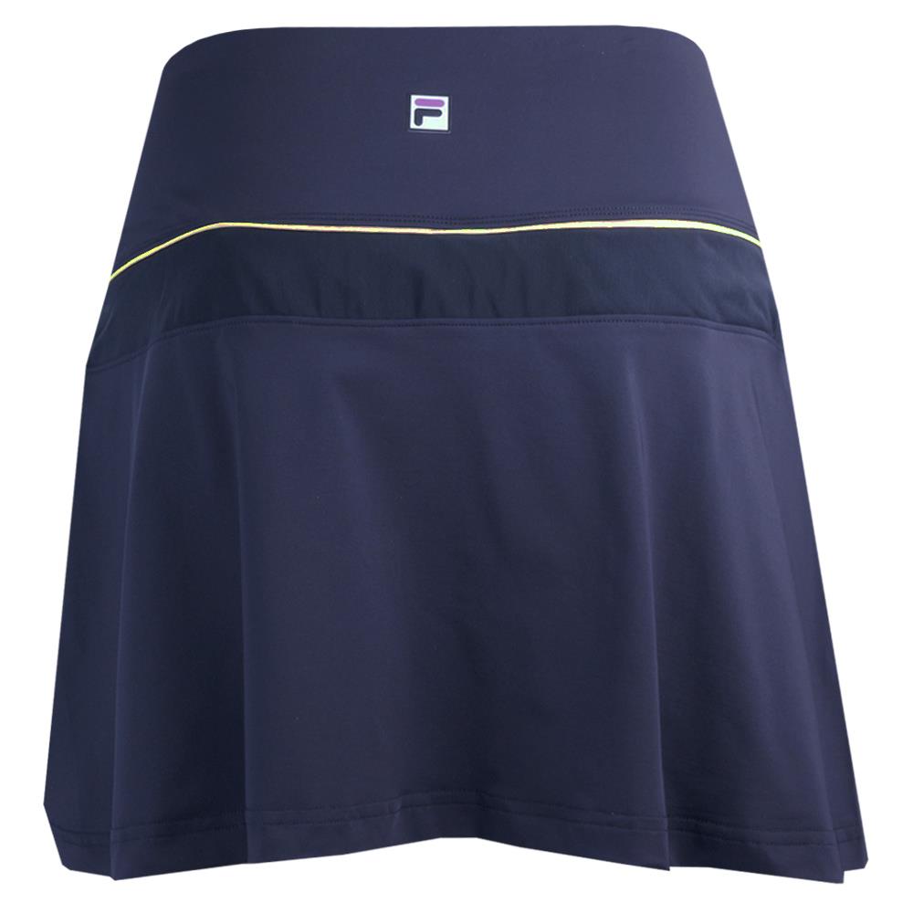 Fila Women's Alley Flirty Skort - White/Fila Navy