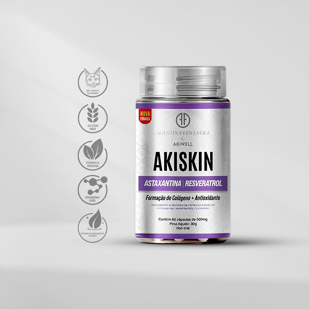 AKISKIN Astaxantina + Resveratrol - 60 c谩psulas REJUVENESCE、mySite、camillekostekn