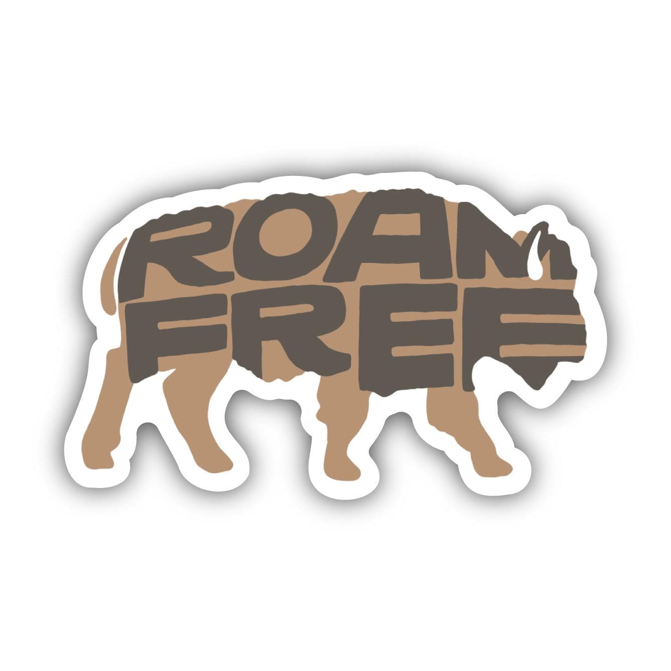  Roam Free Bison Sticker、mySite、ghnorth