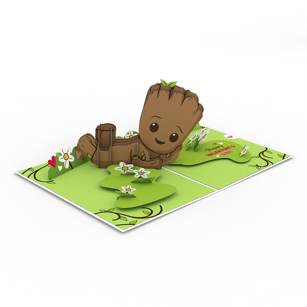 Marvel Studios' I Am Groot Valentine Pop-Up Card、mySite、solidvoid