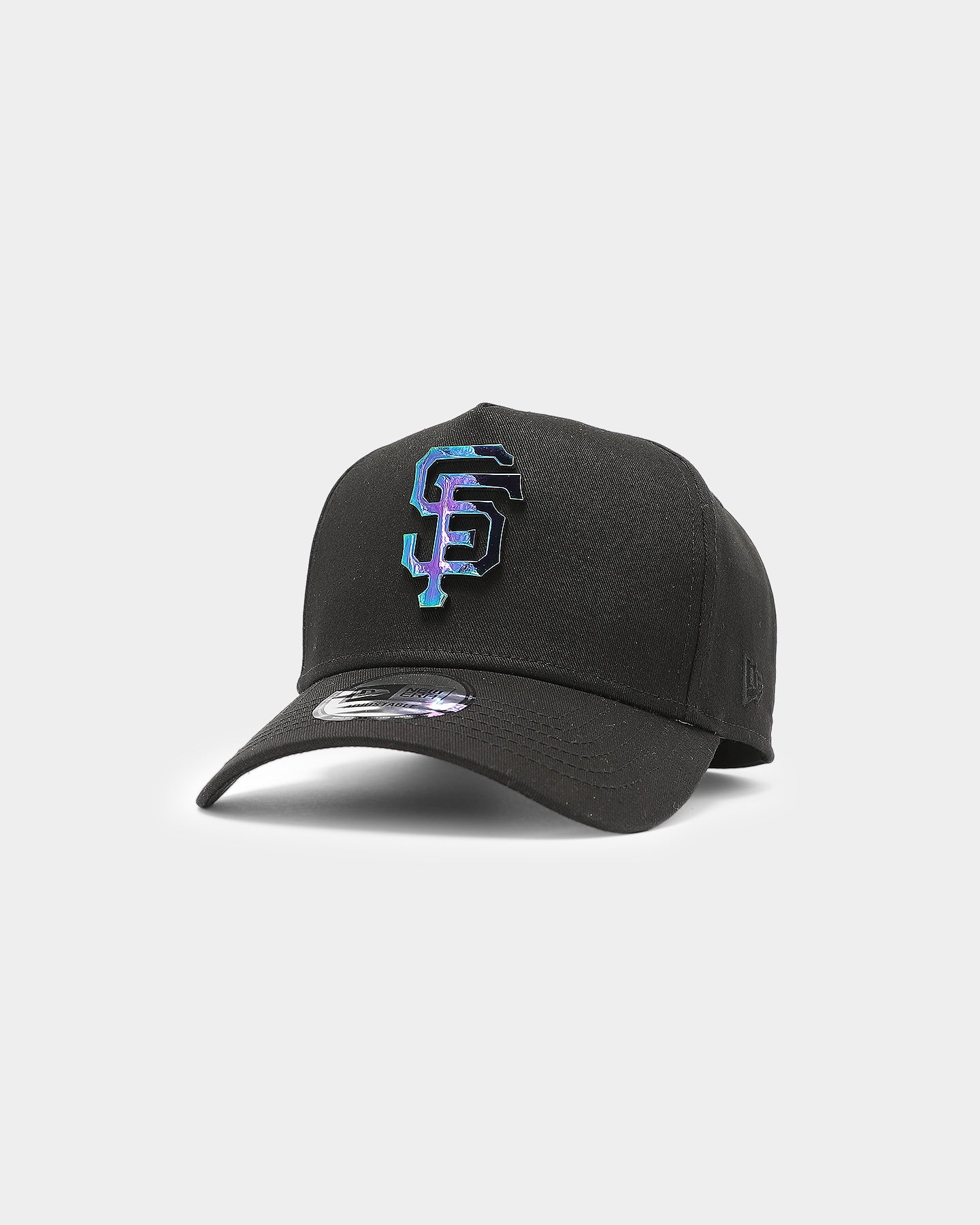 New Era San Francisco Giants 'Metal Badge' 9FORTY K-Frame Snapback Black/Iridescent、mySite、zt4zffjzw