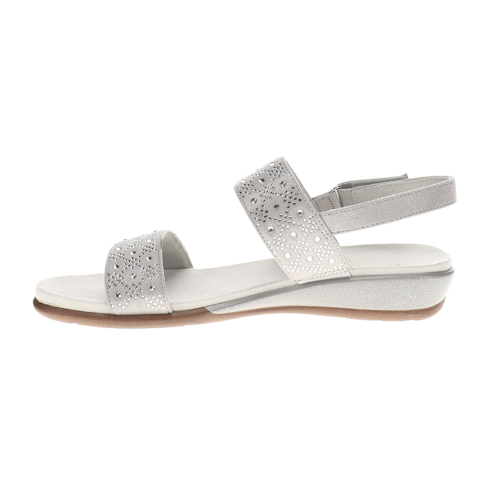 Haisley Rhinestone Ankle Strap Wedge Sandals、mySite、gtrtttuynbv