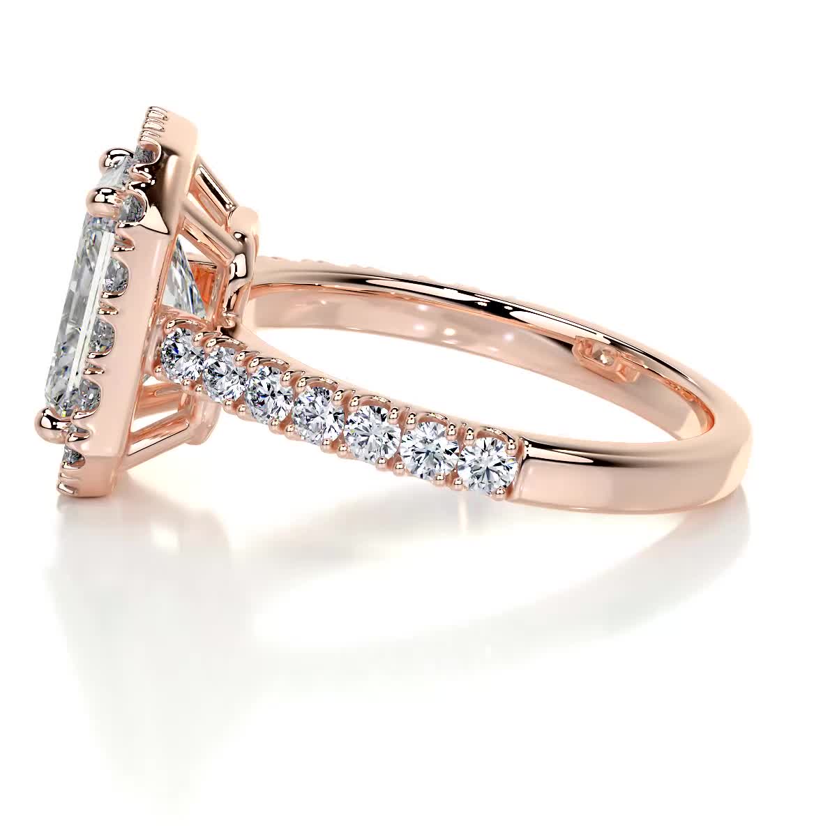 Andrea Diamond Engagement Ring -14K Rose Gold、mySite、hinf8tx79