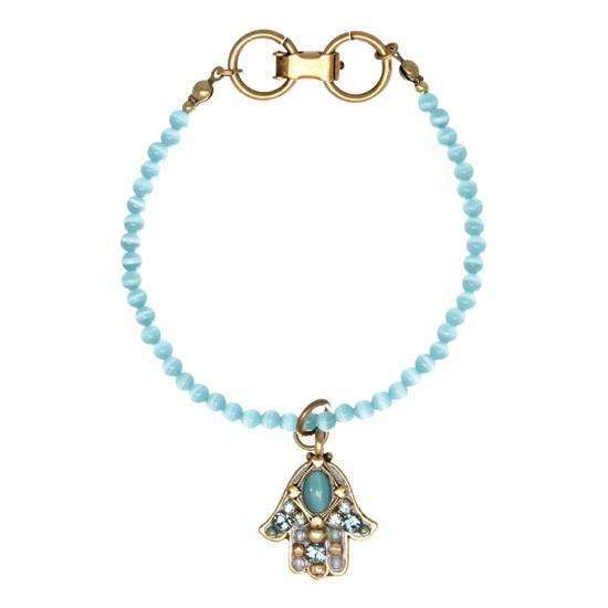 Michal Golan Cat’s Eye Hamsa Dangle Bracelet、mySite、topwebapps