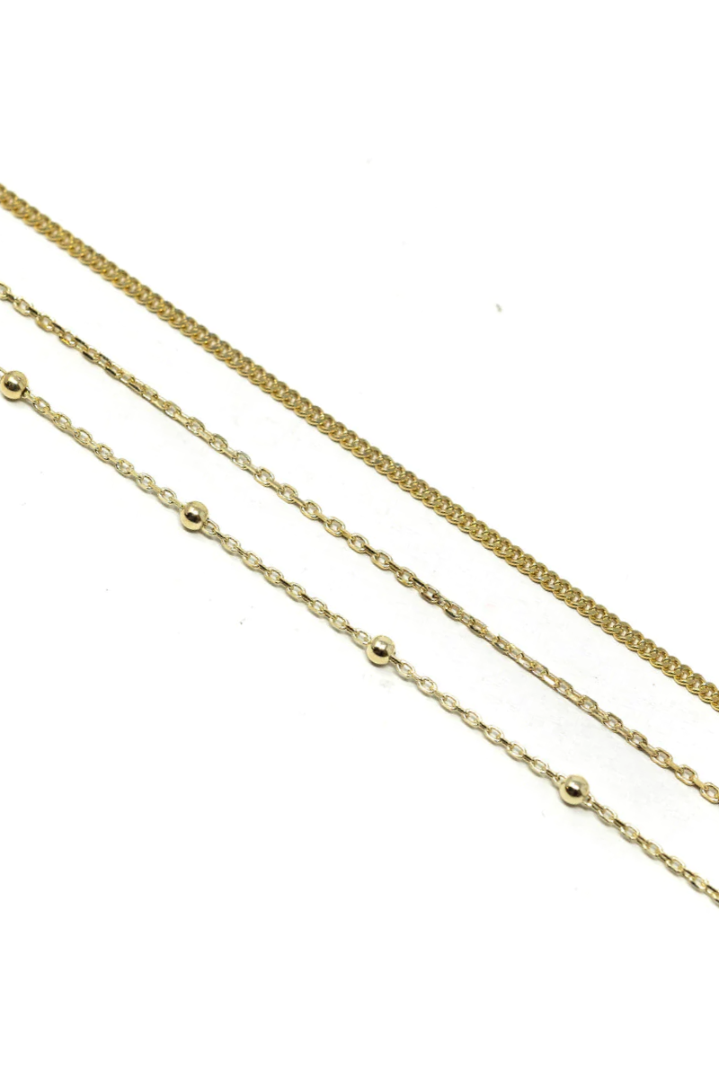 Skinny Cable Chain Necklace - Charm Bar、mySite、hinf8tx79