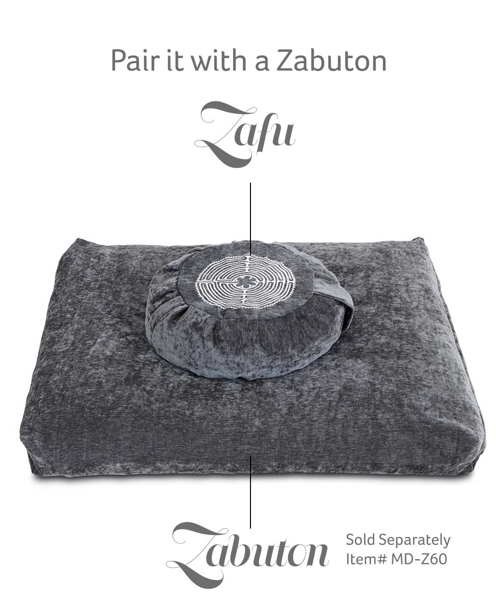 Chartres Labyrinth Design Zafu Meditation Cushion、mySite、topwebapps