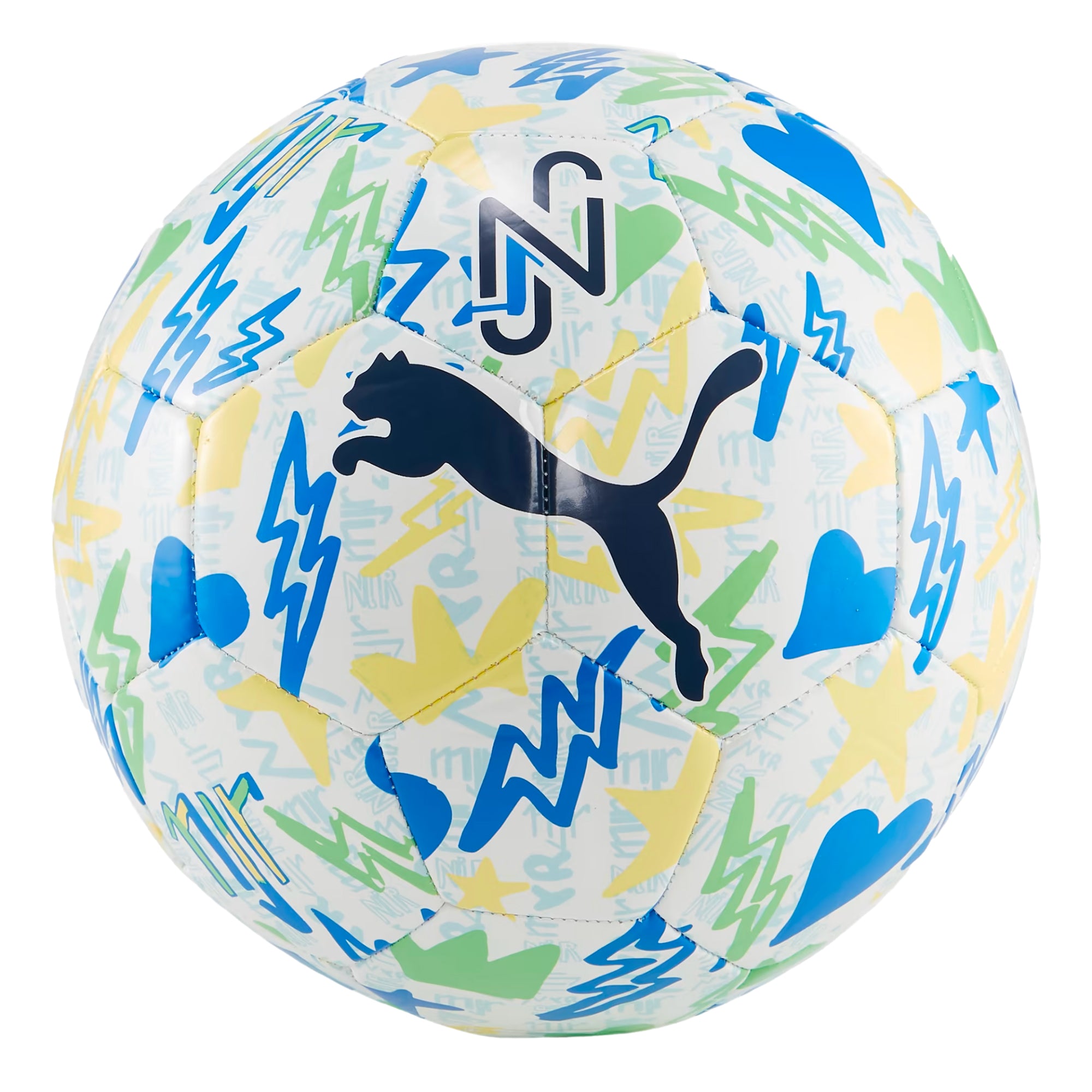 PUMA Neymar Performance Ball White/Blue/Lemon、mySite、bottomscart