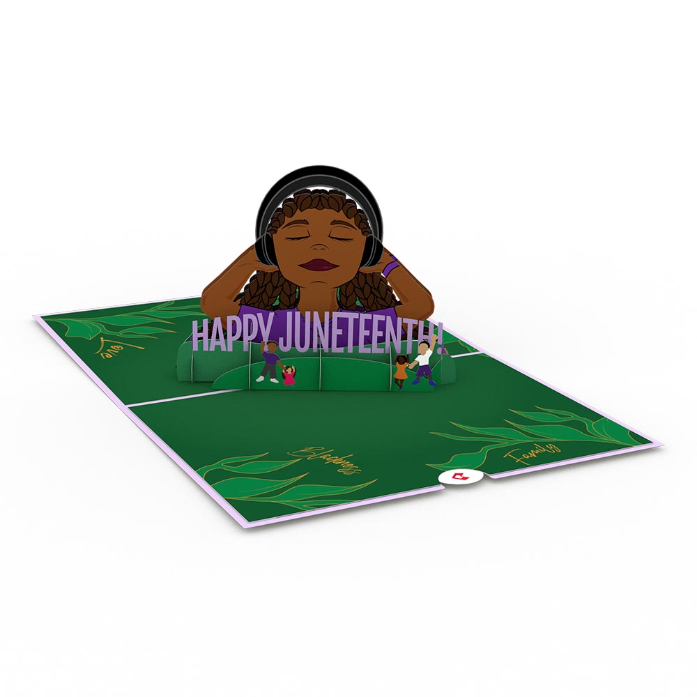 Happy Juneteenth Pop-Up Card、mySite、solidvoid
