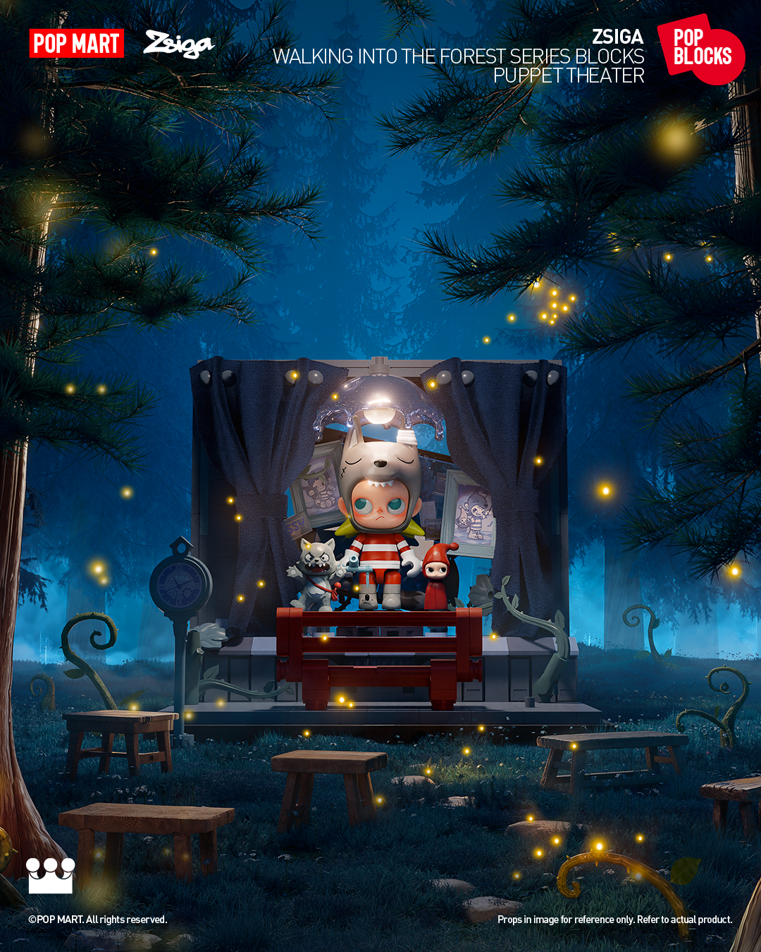  POP MART Zsiga Walking Into The Forest Series Blocks、mySite、greenlandpopulation