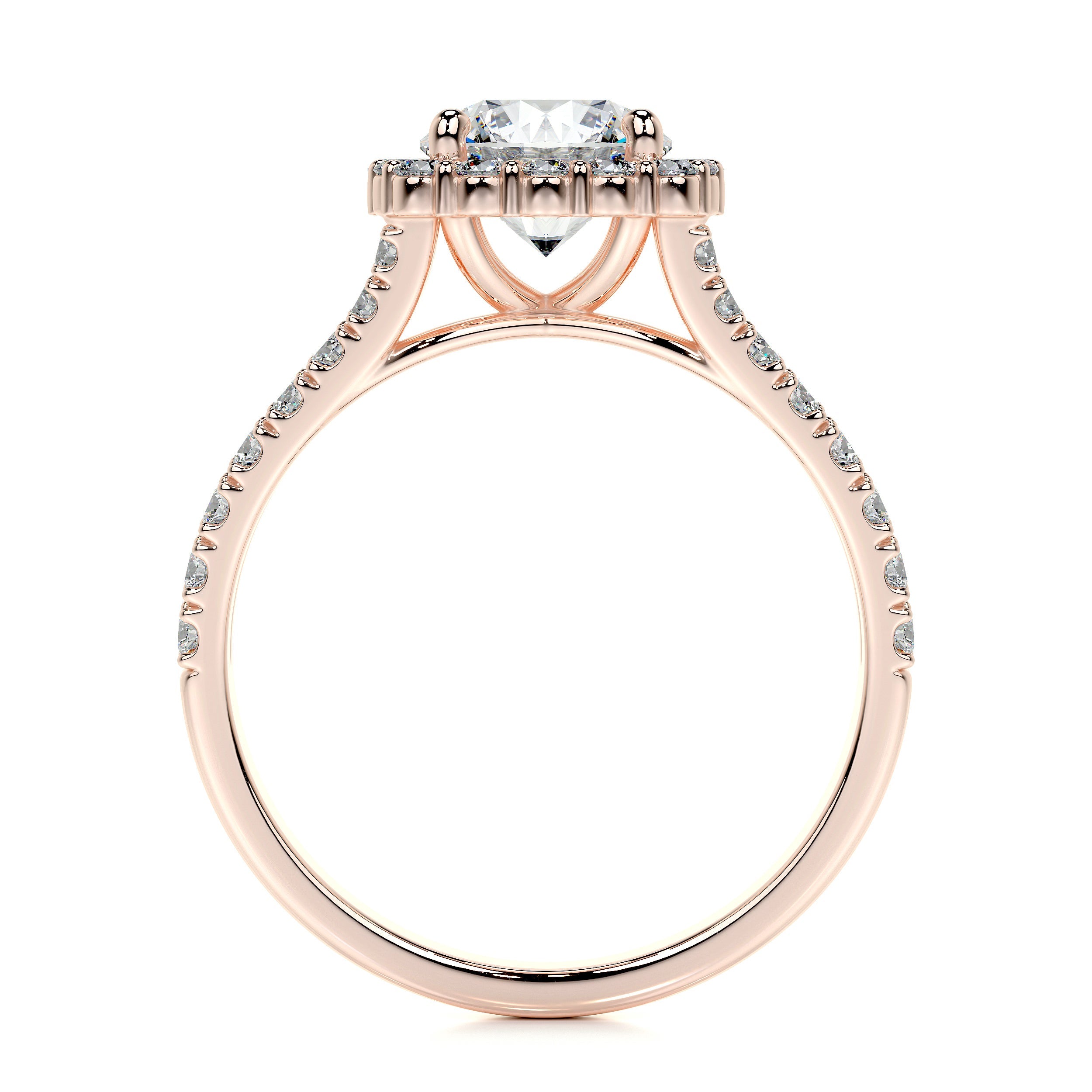 Hilary Lab Grown Diamond Ring -14K Rose Gold、mySite、hinf8tx79