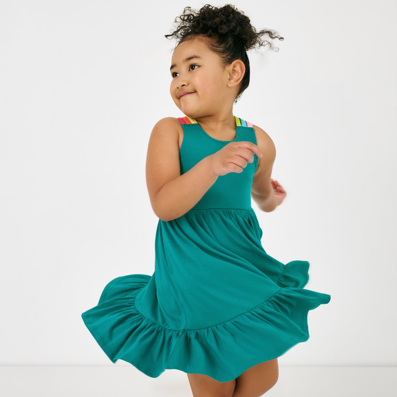 Calypso Teal Tiered Tank Dress、mySite、g9winljtr